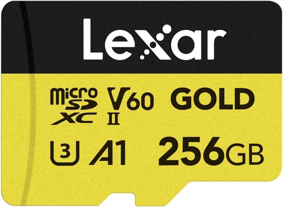 Lexar Micro SD Karte 256GB, microSDXC UHS-II Speicherkarte