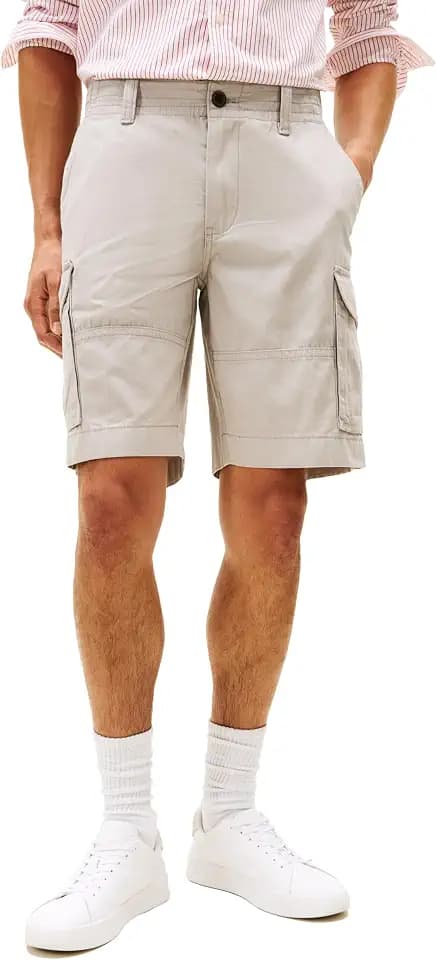 Tommy Hilfiger Men's 6 Pocket Stretch Cotton Cargo Shorts