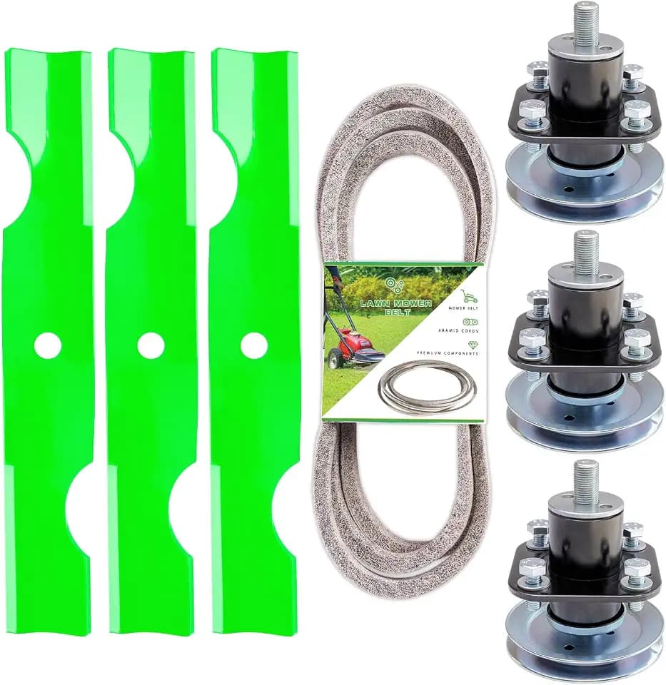 42 Inch Mower Deck Rebuild Kit Compatible with Ariens Zoom 42 Gravely ZT 42 3 Spindle 51520900 3 Blade 04265400 1 Belt 07200523
