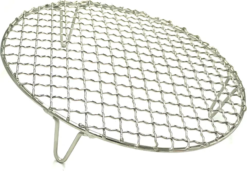 Dia 12" X 2" Height Multi-Purpose Cross Wire Rack Round Steaming Cooling Stainless Steel Barbecue Racks/Grills/Pan Grate/Carbon Baking Net (305mm/12)