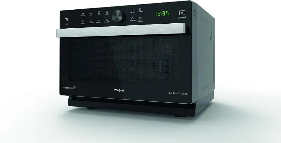 Whirlpool MWP 337 SB Comptoir du Mikrowelle Grill 33L 900 W Schwarz, Silber – Mikrowelle (Comptoir du, Mikrowelle Grill, 33 l, 900 W, drehbar, Oberfläche, Schwarz, Silber)