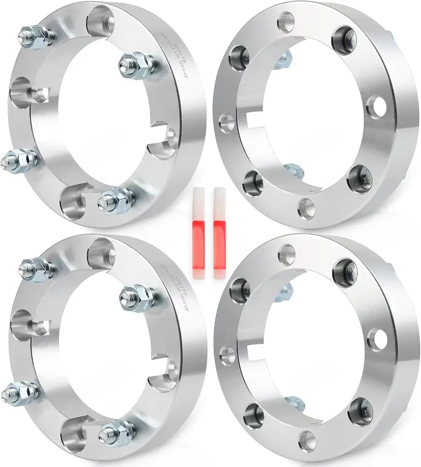 ECCPP 4PCS 4x156 to 4x156 Wheel Spacers Lug Centric 1.5 INCH 4 Lug 12x1.5 131mm for Polaris Ranger 900 wheel spacer for Polaris General 1000 wheel spacer