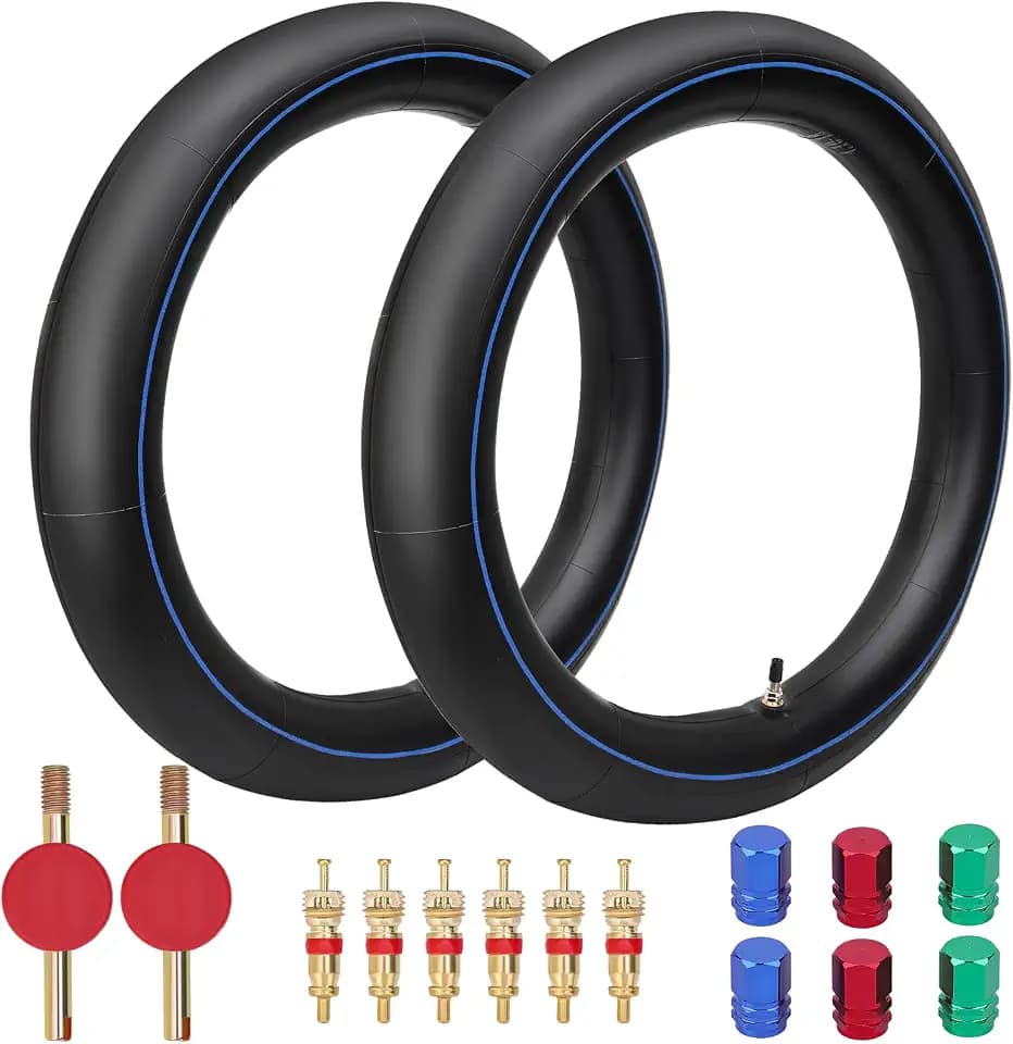 4.10/4.60-18"Motorcycle Inner Tire (Rear) 110/100-18,110/90-18,110/80-18 Tire Tube,120/90-18,120/80-18,100/100-18 Tyre Tubes TR4 Staight Valve Stem Heavy duty Dirt Bike Inner Tire