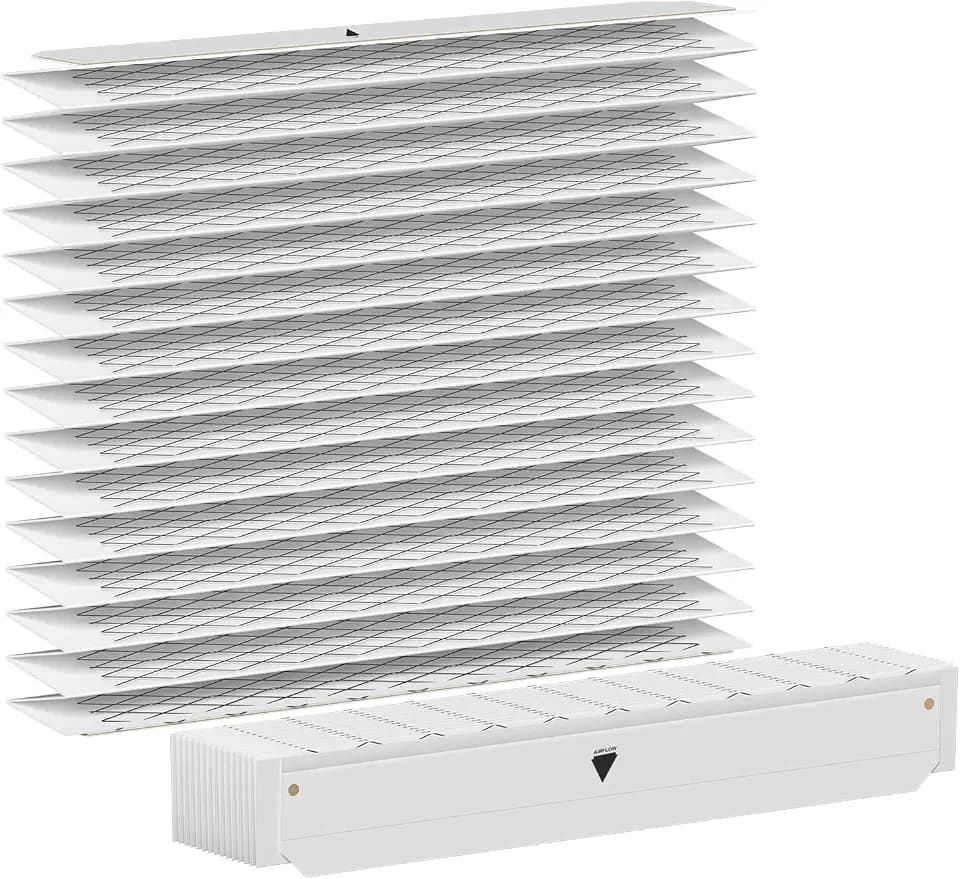 BAYFTFREXM2 FLR06232 Perfect Fit 5‘’ Expandable Air Filter Media Compatible with American Standard and Trane FLR06232 BAYFTFR14M2, BAYFTFR17M2, BAYFTFR21M2, BAYFTFR24M2, 25'' x 5" MERV 13, 2-Pack