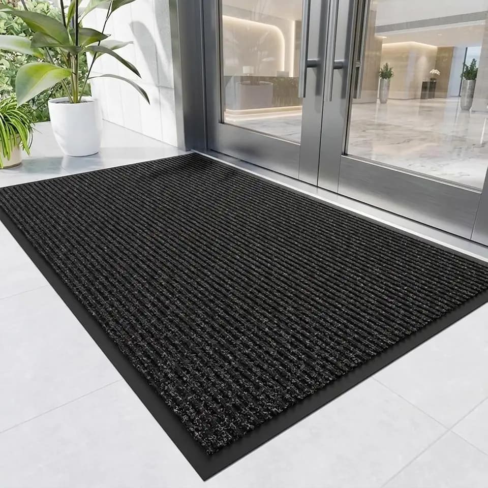 72x24" Outdoor Front Door Mat Commercial Rugs Rubber Non-Slip Waterproof