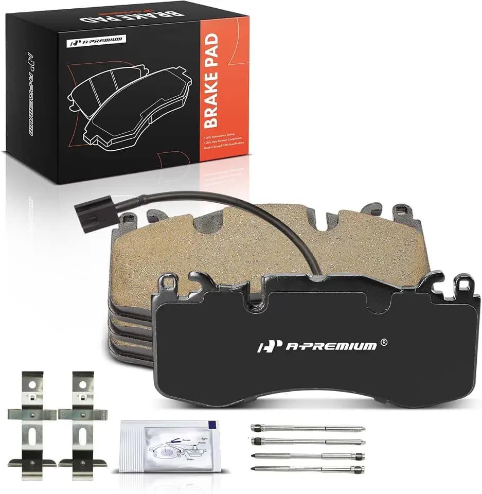 A-Premium Front Ceramic Brake Pads Compatible with Maserati
