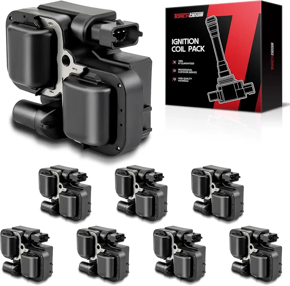 Torchbeam UF359 Set of 8 Ignition Coil Packs Fit for Mercedes-Benz C240 C280 CLK320 ML350 SLK320 Chrysler Crossfire Replacement for UF359 5C1226 C1361