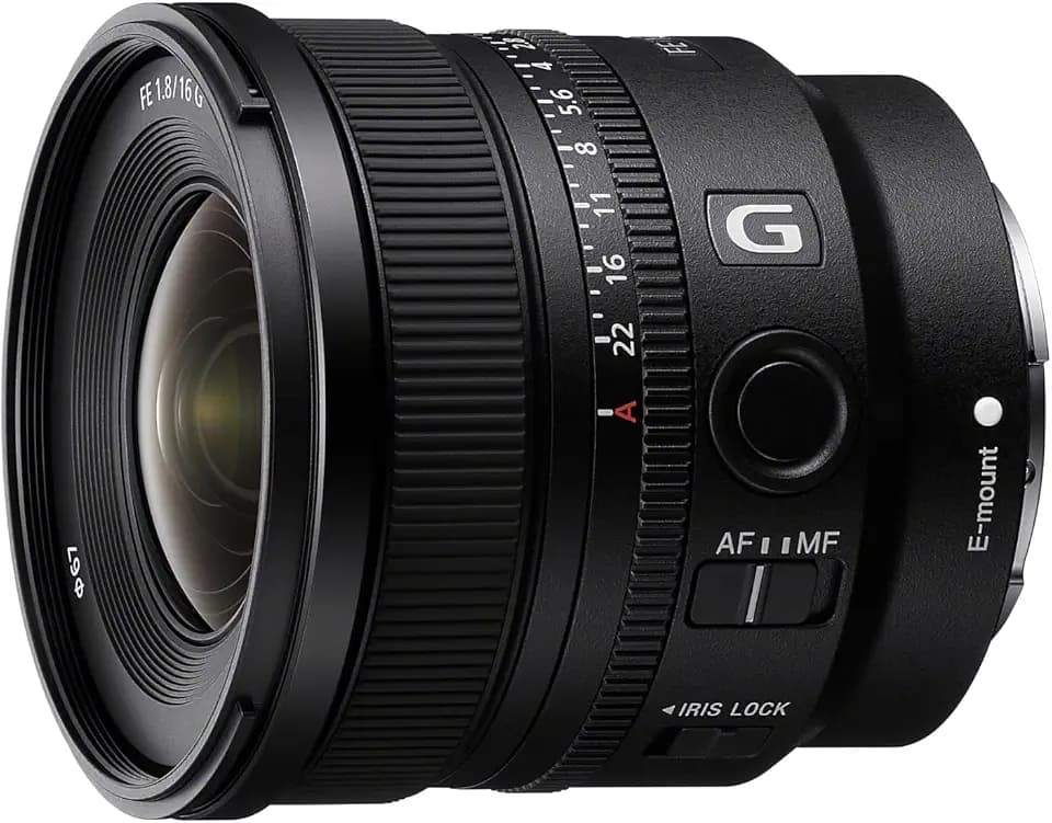 Sony FE 16mm f/1.8 G,Black