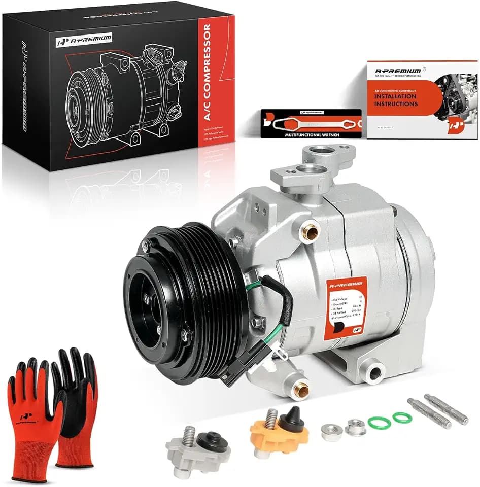 A-Premium Air Conditioner AC Compressor with Clutch