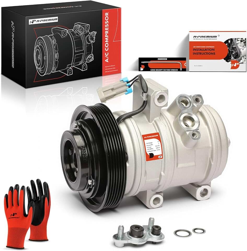 A-Premium Air Conditioner AC Compressor with Clutch