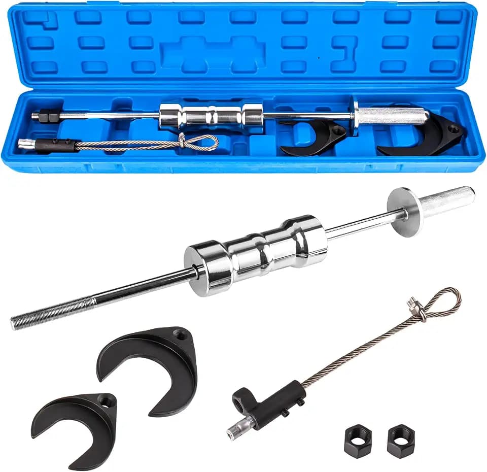 10 lb CV Axle Removal Tool & Puller Kit with Slide Hammer, 48mm/63mm Forks
