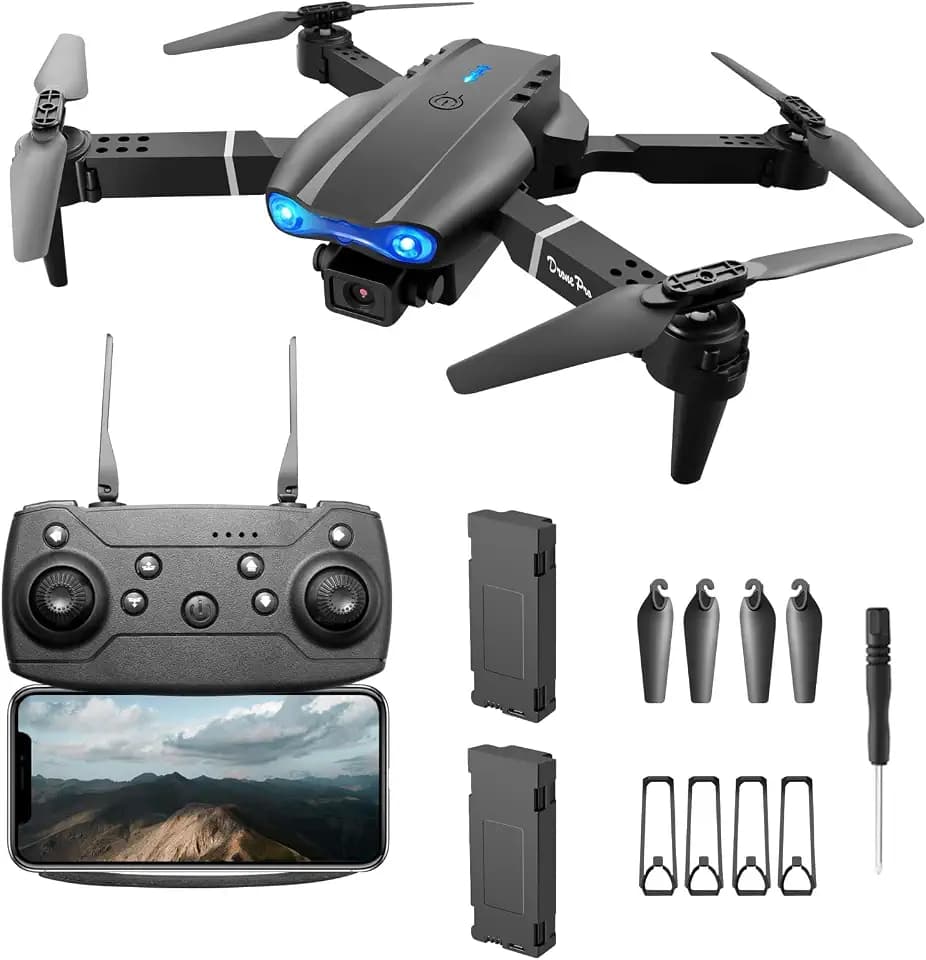 2026 FPV Drone with 1080P Dual HD Cameras Upgraded Version RC Quadcopter for Adults, Beginner WiFi RC Drone Live Video 2