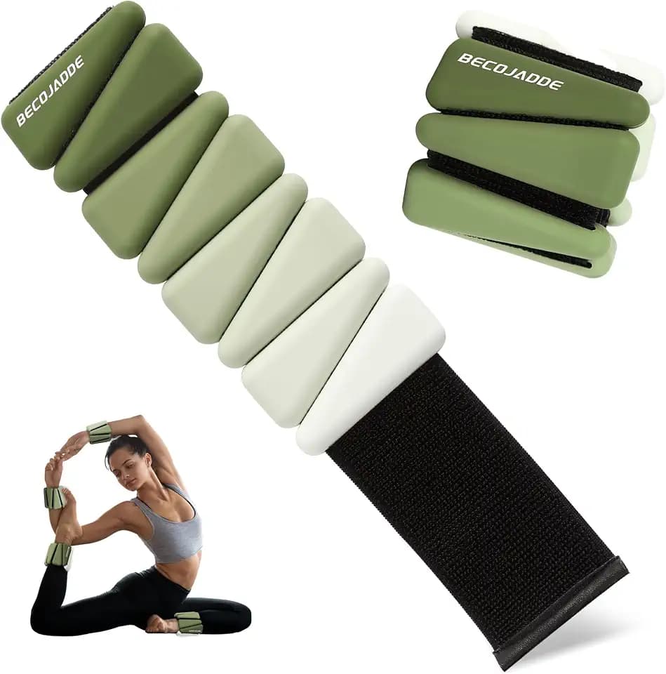 Ankle Weights for Women Adjustable Wrist Weights Set of 2 (1 lb/2 lb Each)
