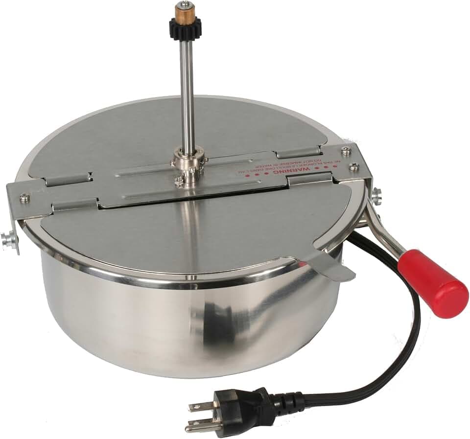 Great Northern Popcorn Replacement Kettle for Popcorn Machine, 8 Ounce