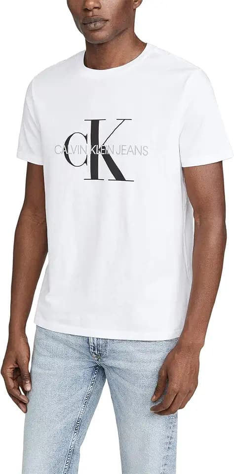 Calvin Klein Men's Monogram Logo Crewneck T-Shirt