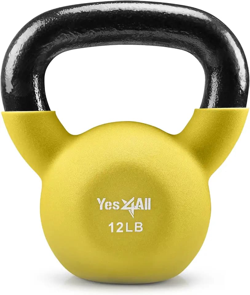 Yes4All Neoprene Kettlebell, Strength Training Kettlebell