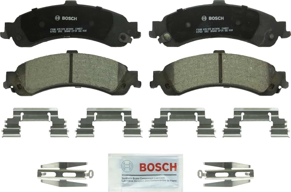 BOSCH BC834 QuietCast Premium Ceramic Disc Brake Pad Set - Rear