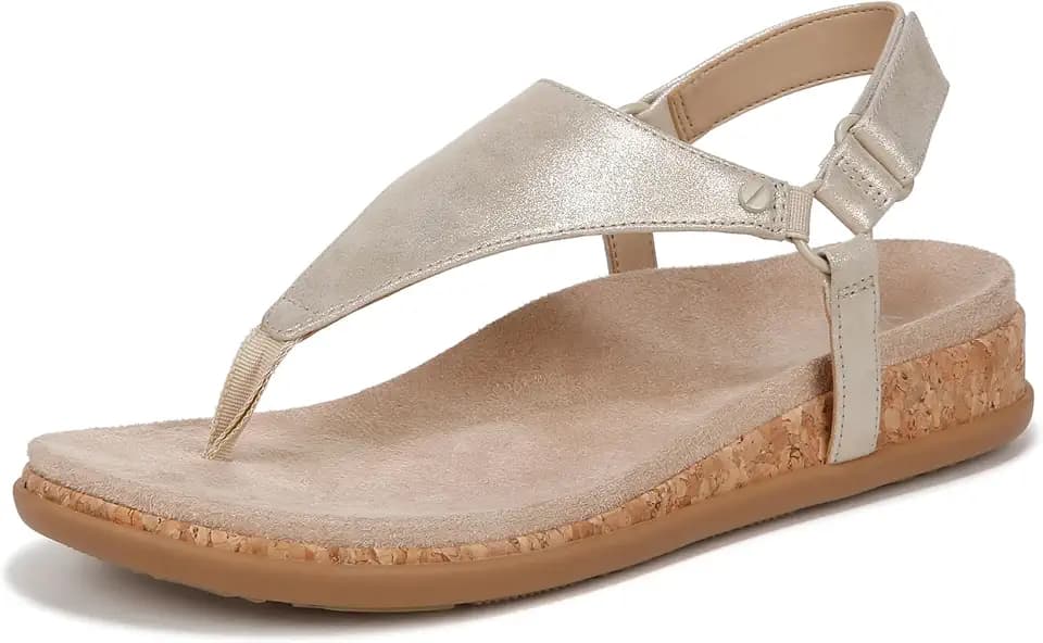 Vionic Women's Copal Kirra Fashionable Strappy Flat Sandals-Supportive Ladies Comfort Sandals that Includes a Concealed Orthotic Insole Sizes 5-12