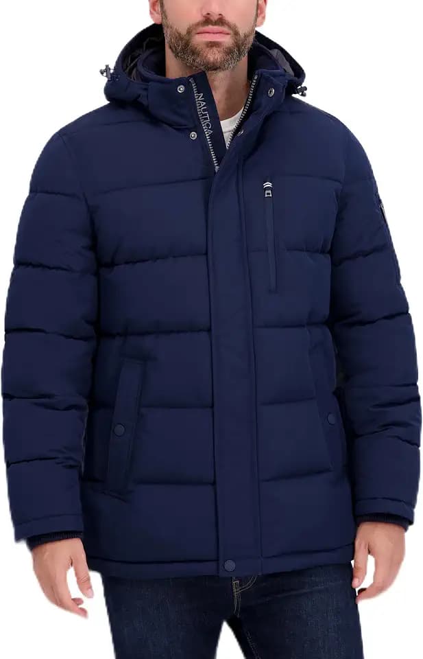Nautica Men's Heavyweight Puffer Parka