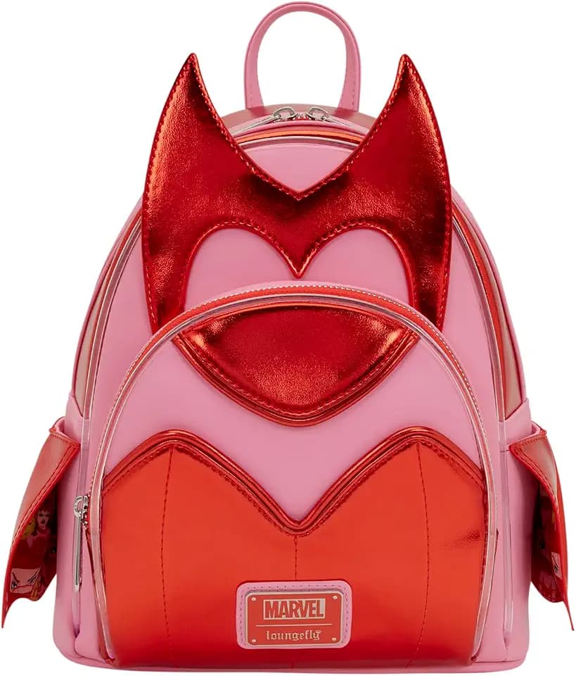 Loungefly Marvel: Scarlet Witch - Wanda - Light-Up Cosplay Mini Backpack - Collectible Bags