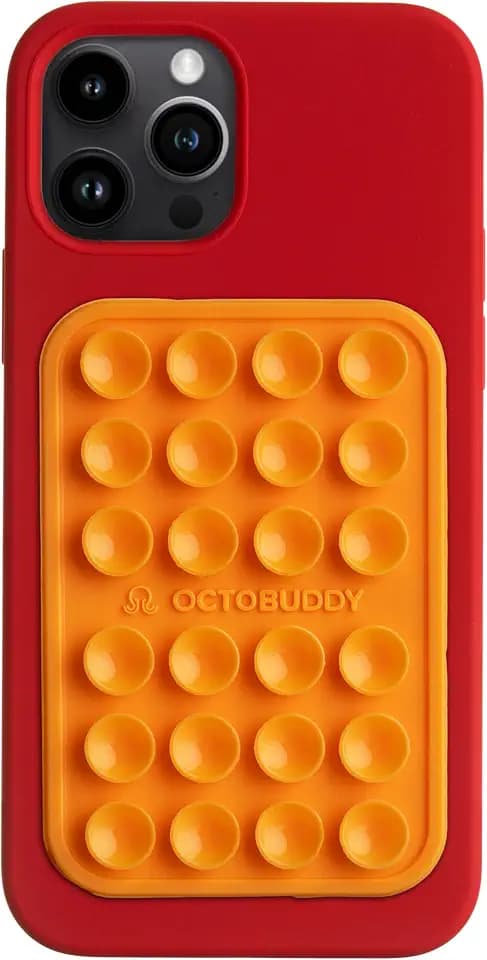 OCTOBUDDY Classic MAX - Silicone Suction Phone Case Adhesive Mount