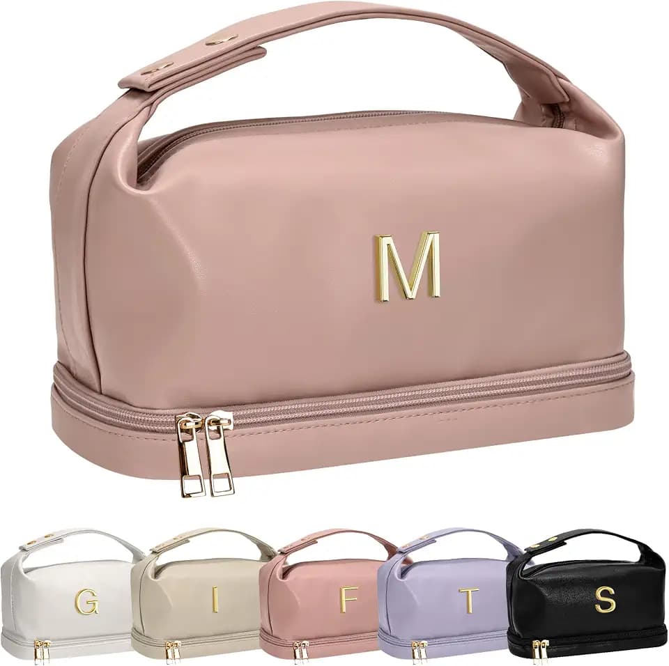 Personalized Gifts for Women, Personalized Makeup Bags with Handle