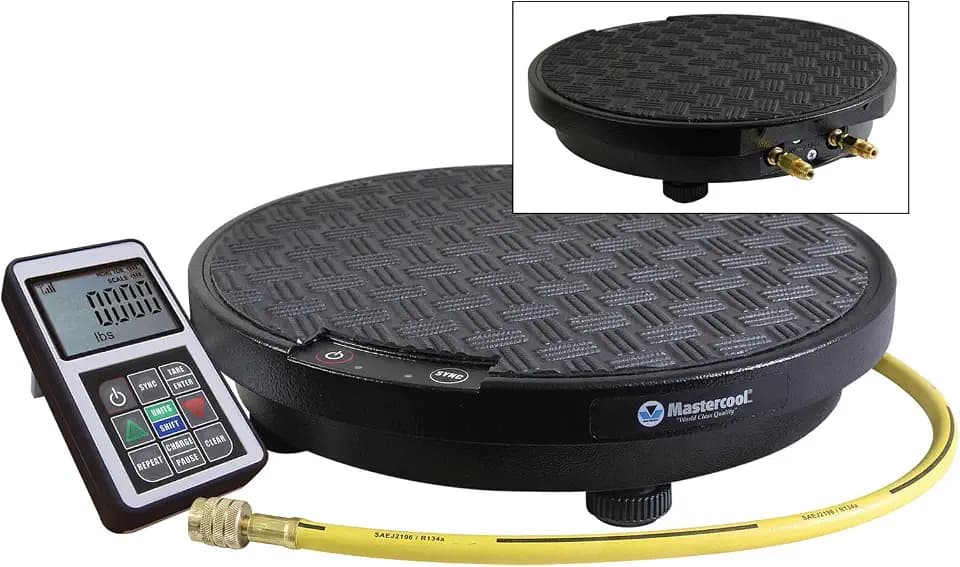 Mastercool 98315-AUT Wireless Refrigerant Scale with Solenoid Valve