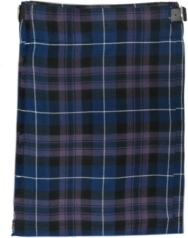 Tartanista Kilts Herren-Armbanduhr, Pride of Scotland, Stewart, Gordon, Douglas, Schwarz