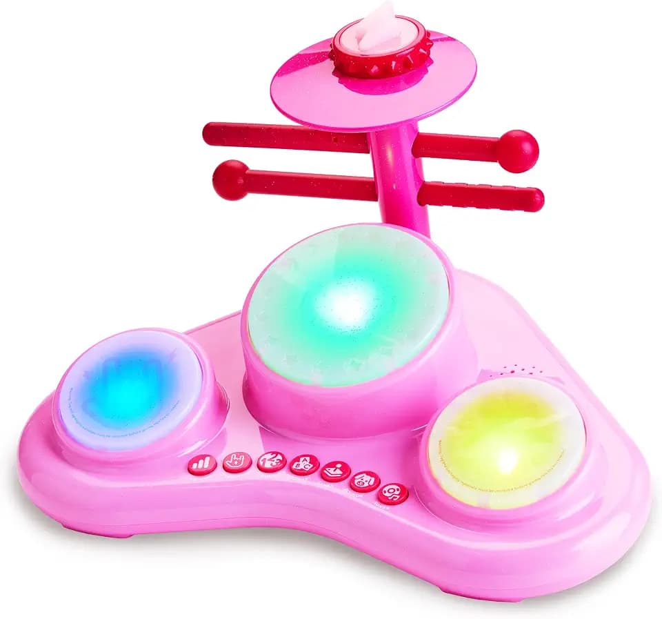 FAO Schwarz Stage Stars Interactive Drum Set, Educational Toy, Ages 2+