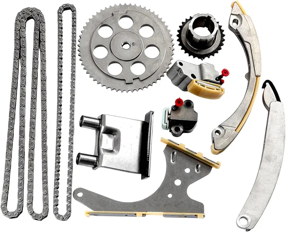 ECCPP Timing Chain Kit fits for 2007 2010 for Chevy Colorado for GMC Canyon Hummer H3 H3T Isuzu i-290 i-370 3.7L 2.9L TK10437C