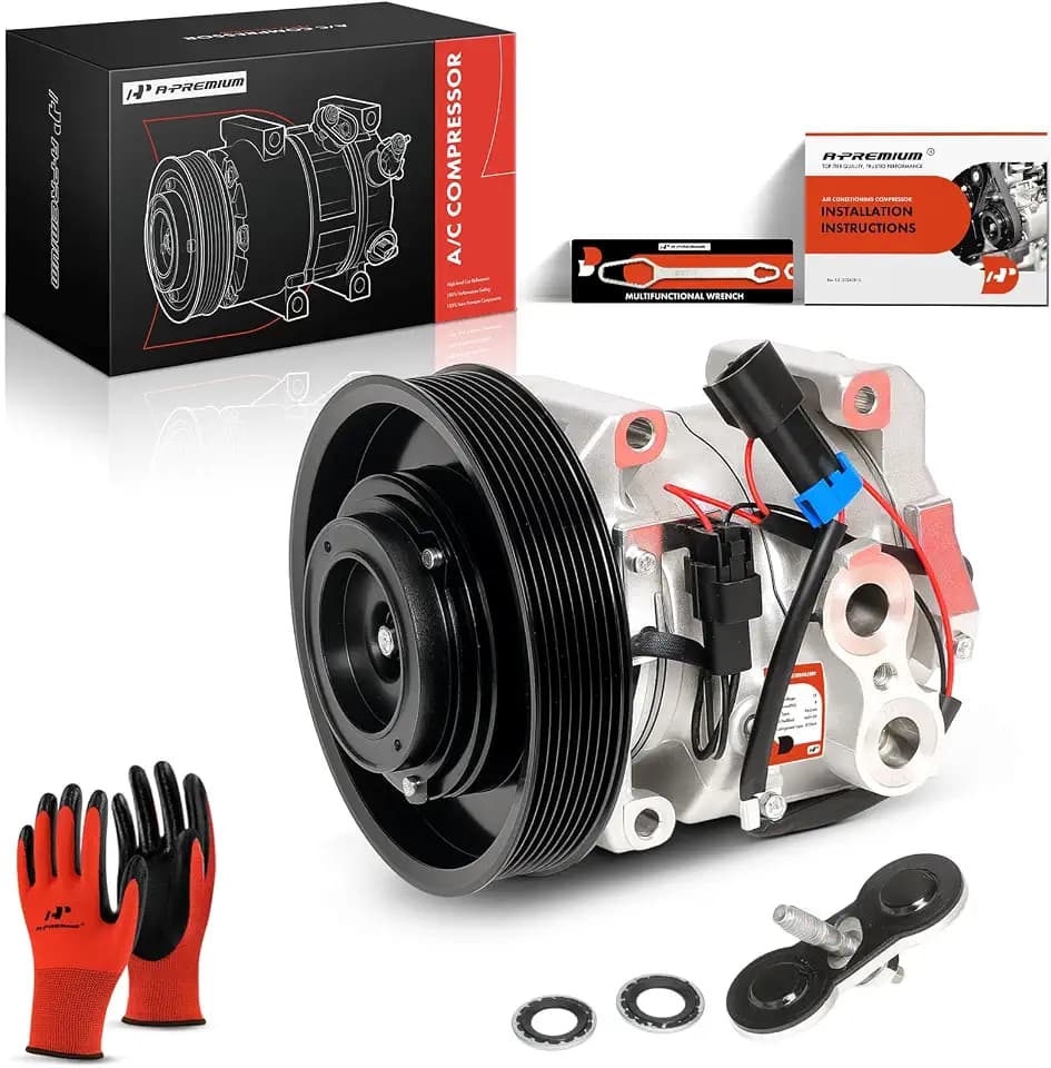 A-Premium Air Conditioner AC Compressor with Clutch