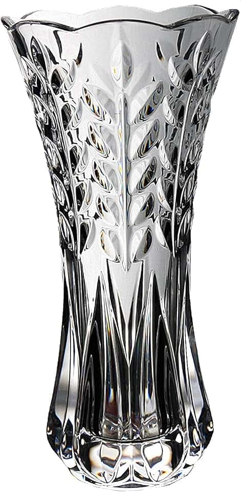 Large Plastic Vase, 12" H - Unbreakable, Like Glass & Crystal, Decor for Home & Office, Perfect for Weddings,Households with Pets