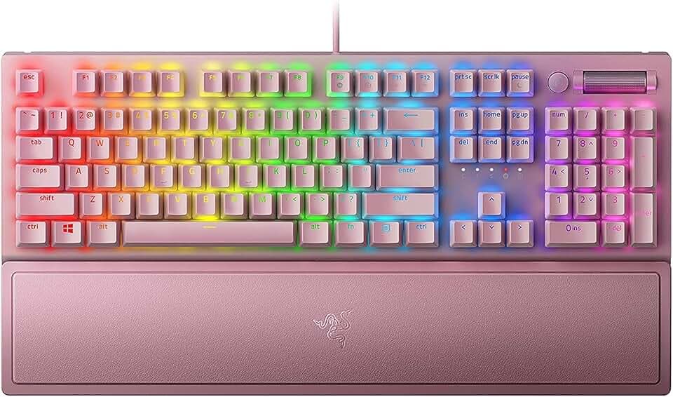 Razer BlackWidow V3 Mechanical Gaming Keyboard, Green Mechanical, Quartz