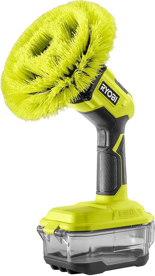 RYOBI 18 V ONE+ Akku-Reinigungsbürste R18CPS-0 (15 cm rotierender Borstenkopf, ohne Akku und Ladegerät)