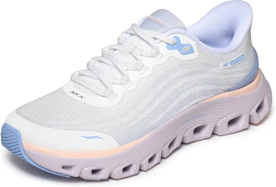 Skechers Womens Skechers Arch Fit Glide-Step Wave Hands Free Skip-ins