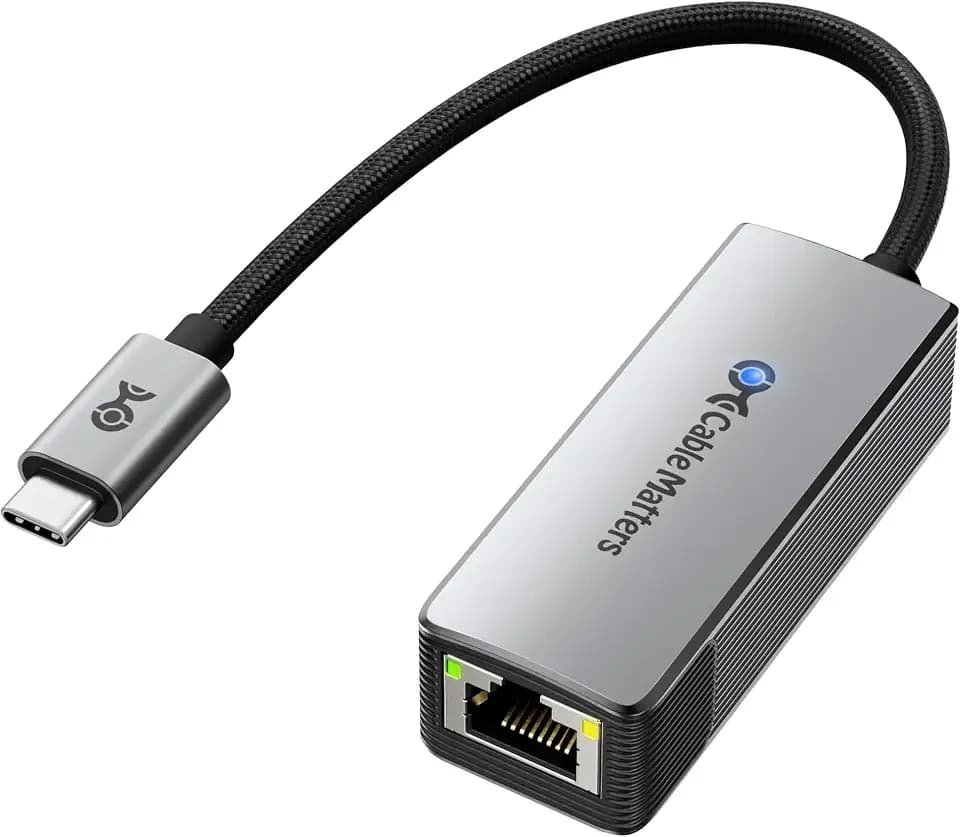 Cable Matters USB C to 10Gb Ethernet Adapter, Low-Heat and Silent