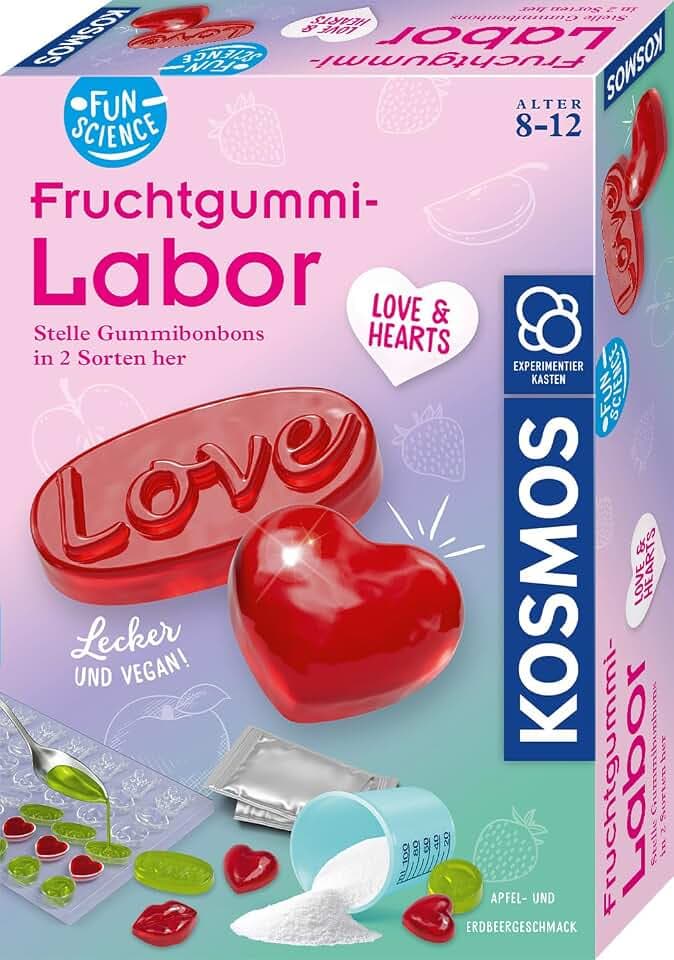 KOSMOS Fun Science Fruchtgummi Labor Love & Hearts