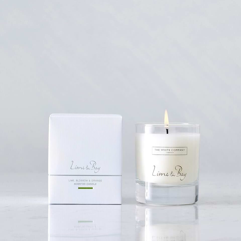 The White Company Lime & Bay Signature Kerze