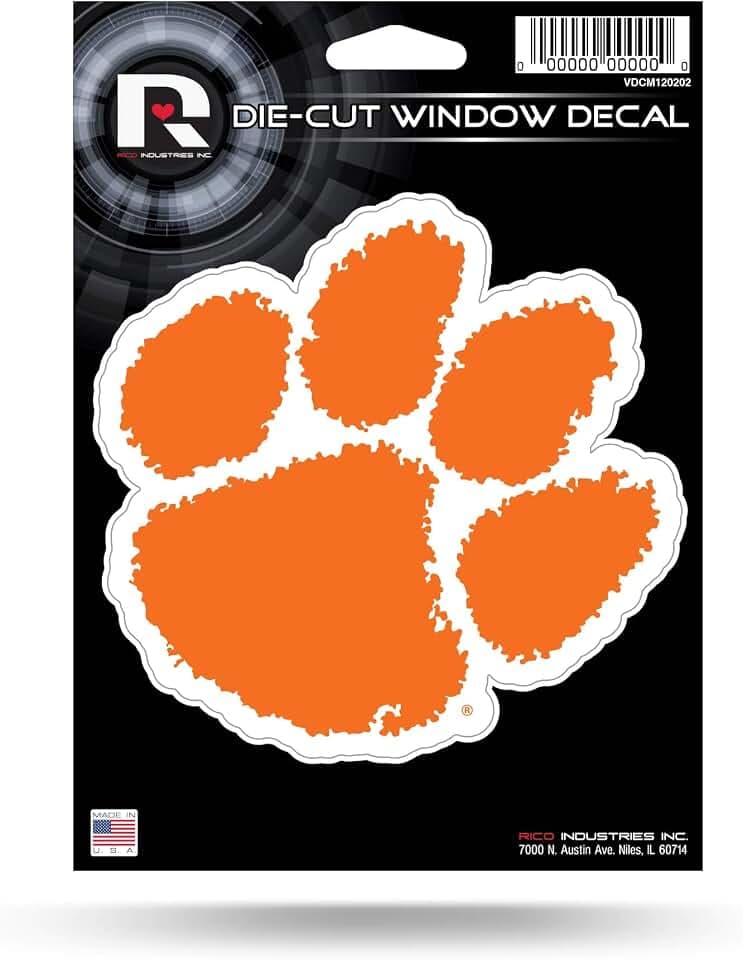 Rico Industries NCAA Unisex NCAA Medium Die Cut Decal