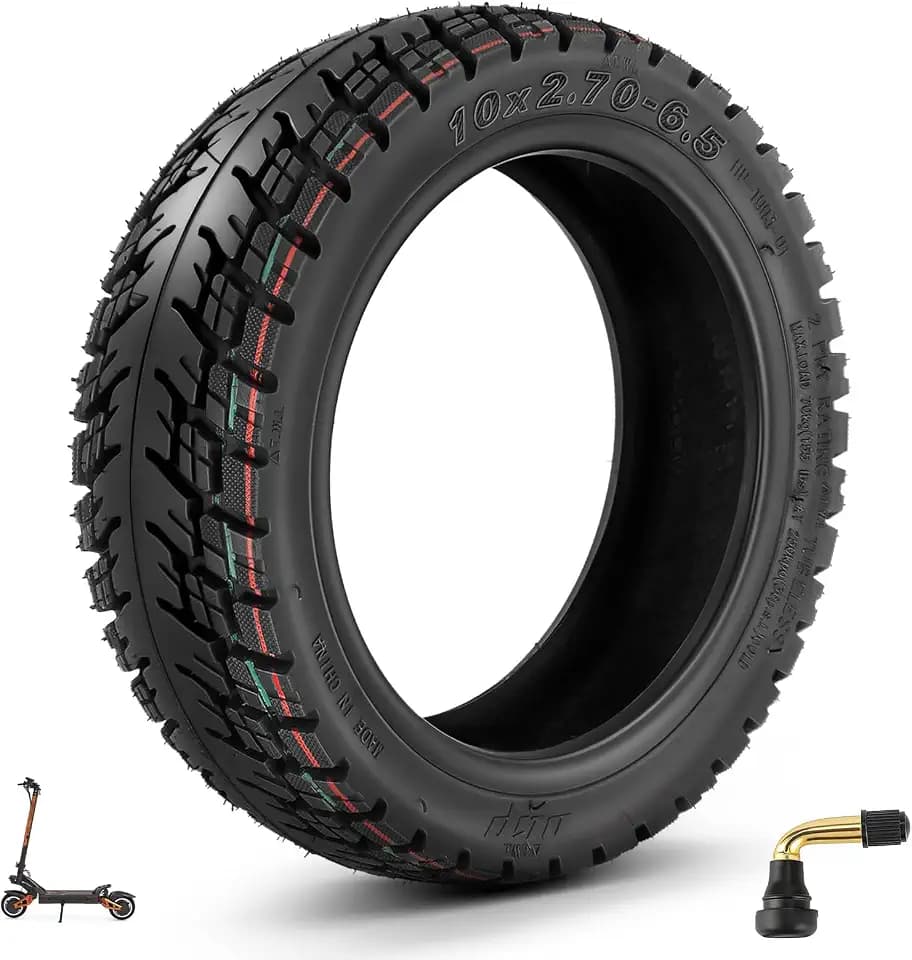 10x2,7-6,5/10x2,75-6,5 Off-Road Tubeless Ersatzreifen für KuKirin G3/Kukirin G2 Master(2025)/Smartgyro Speedway/Rockway/Crossover Speedway 5/Urban Glide eCross Pro Elektroroller (1 Stück)