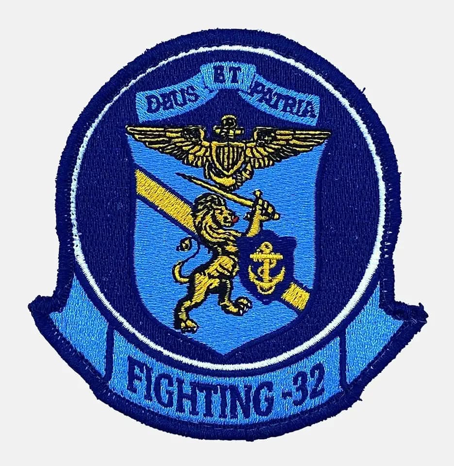 VF-32 / VFA-32 Swordsmen Squadron Patch – with Hook and Loop