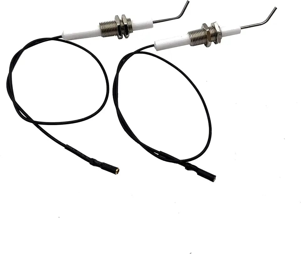 METER STAR Set mit 2 Universal-Keramik-Elektroden-Zündkerzen-Draht, 0,3 m, elektronisches Gerät, geeignet für Piezo-Zündung