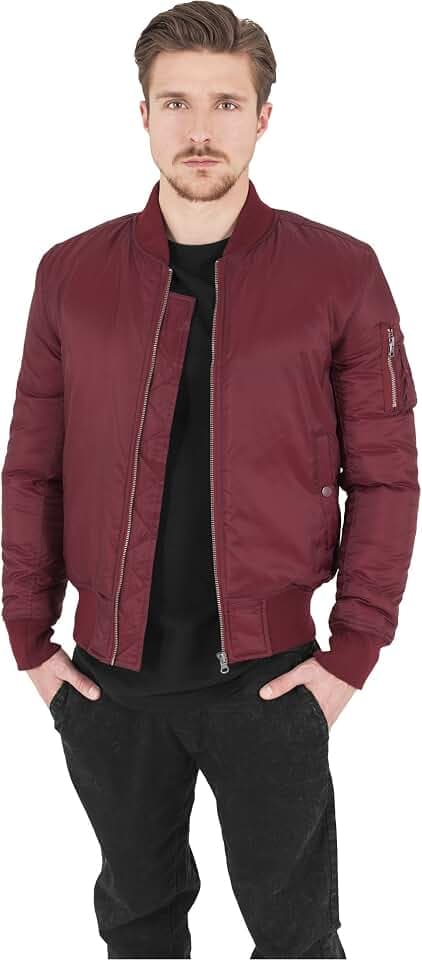 Urban Classics Basic Bomber Jacket Männer Bomberjacke schwarz