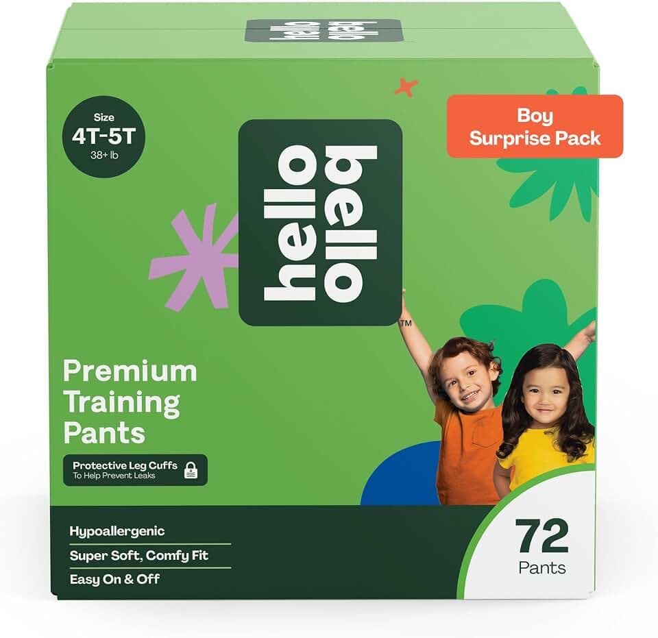 Hello Bello Training Pants Assorted Surprise Pack for 4T-5T Boys, 72ct