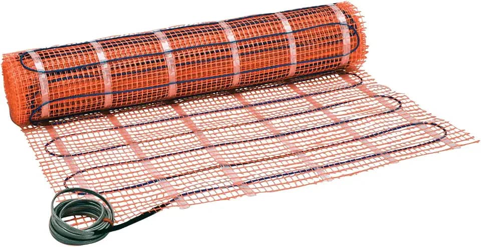 SunTouch TapeMat Electric Radiant Floor Heating Mat, Orange, 120V, 10 Sq Ft