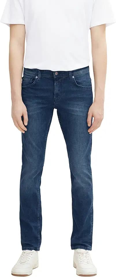 TOM TAILOR Denim Herren Aedan Straight Mid Jeanshose