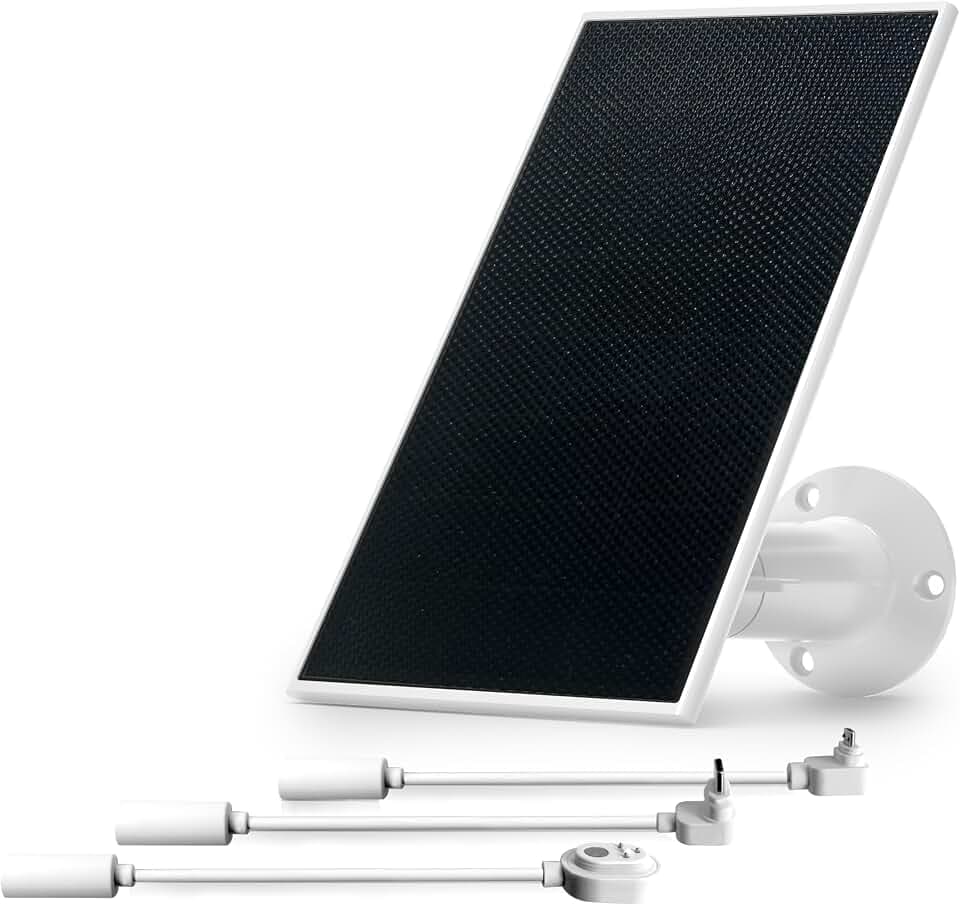 Arlo Zertifiziertes Zubehör, Universal Solarpanel, 24/7 Stromversorgung