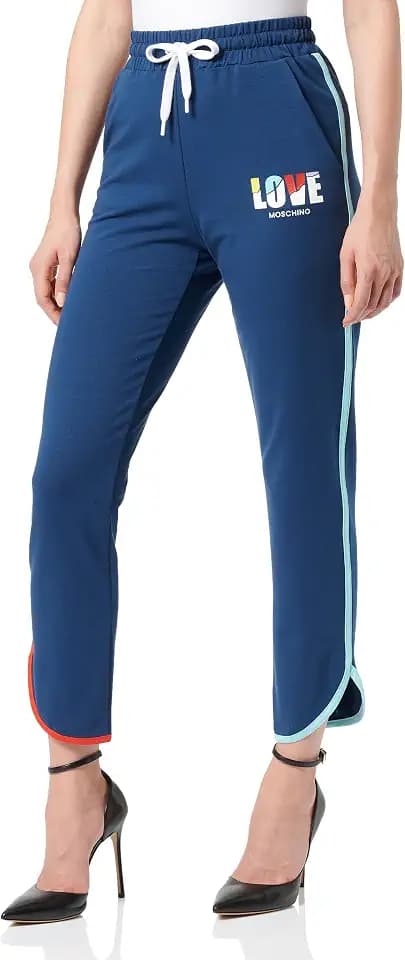 Love Moschino Damen Slim Fit Jogger Casual Pants