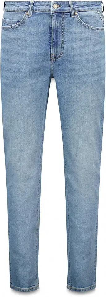 SPRINGFIELD Herren 5 Pockets Denim Light Weight 2 Slevedge Dirty Medium Slim Jeans, Türkis, 30