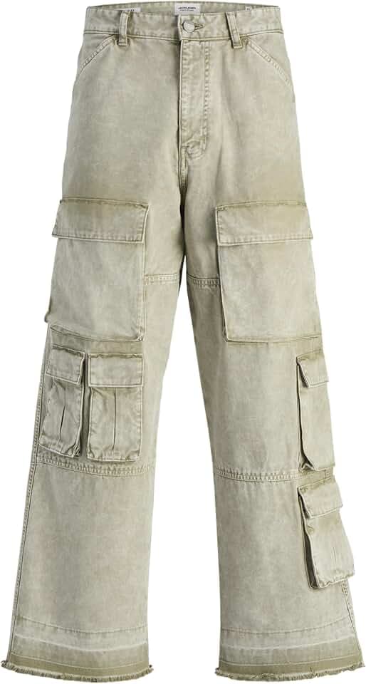 JACK & JONES Herren Jpstowen Morris Acid Wash Multipocket
